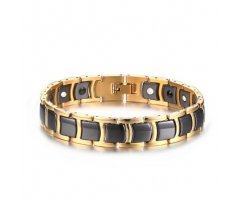 Браслет из титана с магнитами WB8174