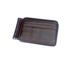 Зажим для денег коричневый Q162