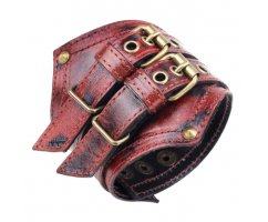 Гилберт широкий браслет из кожи QB239