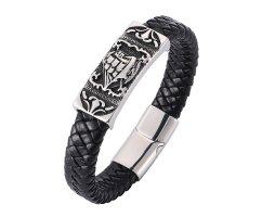 Грин браслет кожаный YB265