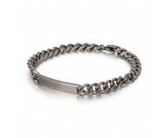 Браслет тонкий матовый из стали SB277