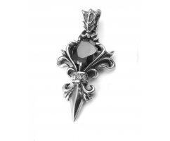 Кулон с агатом K345