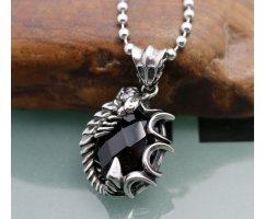 Кулон скорпион с агатом K346