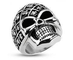 Мужской перстень с черепом SPIKES R4341