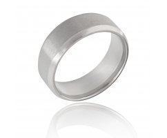 Кольцо из стали матовое базовое R144