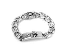 Браслет стальной с крестом SB8265