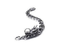 Браслет стальной с драконом SB1683