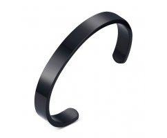 Браслет под гравировку из стали черный SB5442