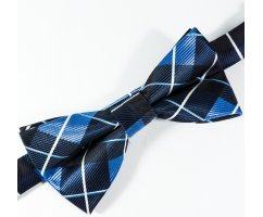 Thierry бабочка синяя в полоску BT13