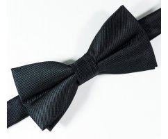 Daniel бабочка черная однотонная  BT24