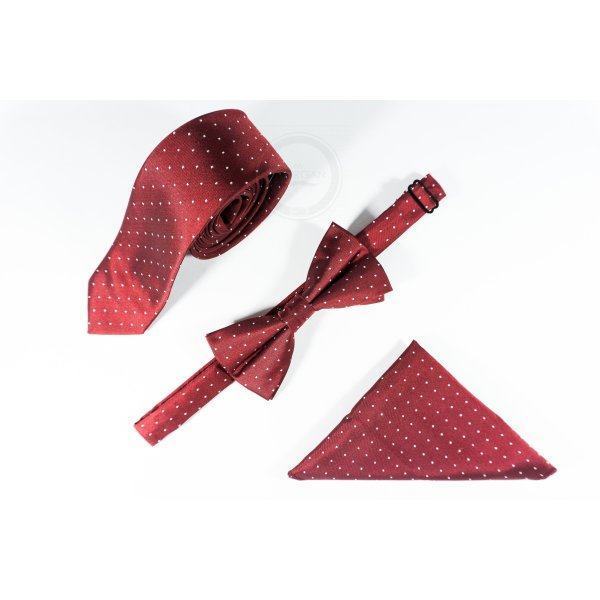 Stephane набор галстук, бабочка, нагрудный платок CP18