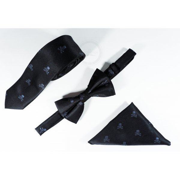 Lecrane набор галстук, бабочка, нагрудный платок CP22