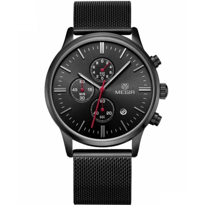 Часы Megir Chronix black W0014