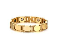 Вольфрамовый браслет золотистый WB8166